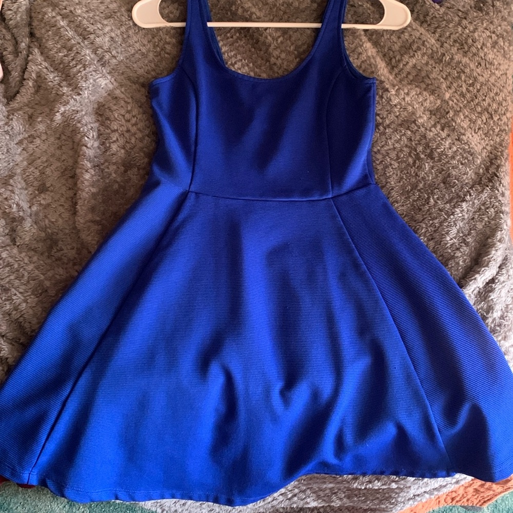 Blue dress